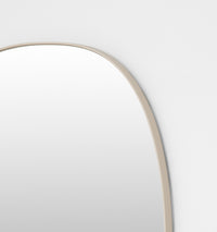 Middle of Nowhere Ebb Mirror, Sand, 80 x 150cm - corner detail