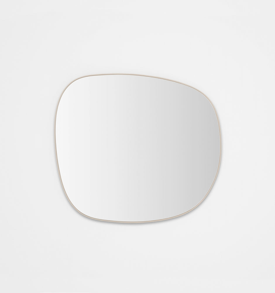 Middle of Nowhere Ebb Mirror, Sand, 80 x 90cm - alternate hanging direction