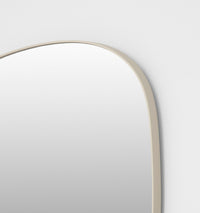 Middle of Nowhere Ebb Mirror, Sand, 80 x 90cm - corner detail