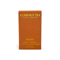 Clarence Tea Organic Loose Leaf Tea Digest, terracotta 40g box
