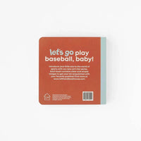 Baseball Baby board book with durable matte finish and simple sports images for toddlers ages 0-4