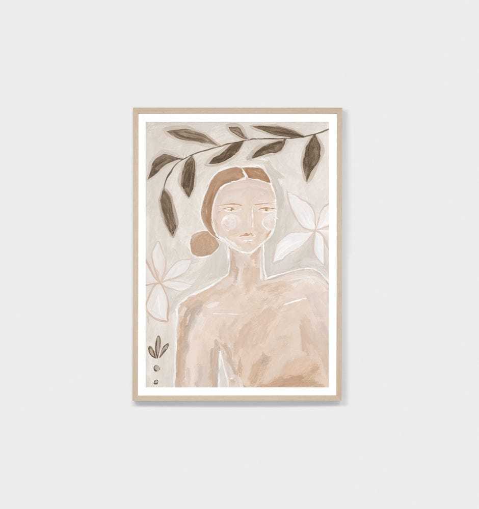 Middle of Nowhere Affordable Prints Middle of Nowhere 'Feminine Muse Natural 1' Print