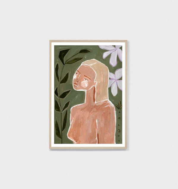 Feminine Muse Olive 2 — art print by Middle of Nowhere | Norsu Interiors