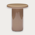 Fleur Side Table - Grey Gloss