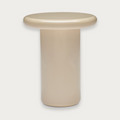 Fleur Side Table Beige Gloss