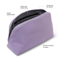 Base Supply Travel Bag Base Supply Cosmetic Base Large Toiletry/Travel/Makeup Bag - Lilac