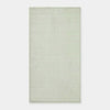 GlobeWest Bower Frame Rug in seafoam, hand-woven 100% wool indoor area rug with simple frame design