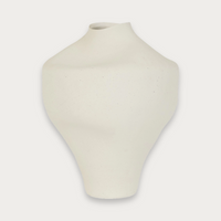 GlobeWest Forme Rina Vase - White