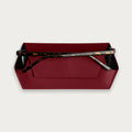 Fox and Leo Glasses Case, Burgundy