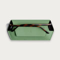 Fox and Leo Glasses Case, Sage