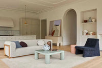 Globe West Coffee Tables Globe West Frankie Coffee Table, Gloss Fossil