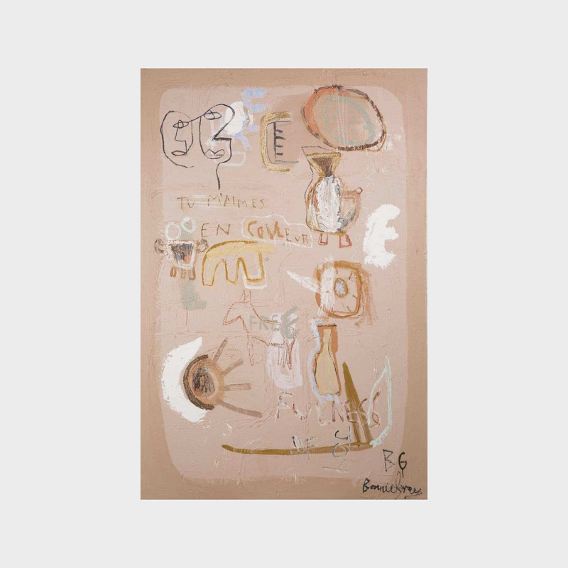 Bonnie Gray Limited Edition full-color abstract fine art print on textured cotton rag paper