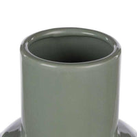 Amalfi Merrik Vase medium size forest green high-gloss ceramic decorative vase