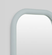 Middle of Nowhere Gertrude Mirror, Dusty Blue - corner detail