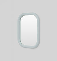 Middle of Nowhere Gertrude Mirror, Dusty Blue - tubular frame profile