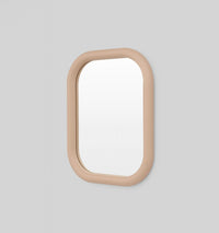 Middle of Nowhere Gertrude Mirror, Taupe - tubular frame profile