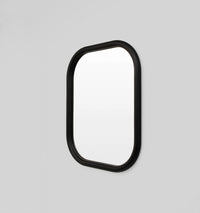 Middle of Nowhere Gertrude Mirror, Black, 80 x 100cm - tubular frame profile