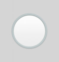 Middle of Nowhere Gertrude Round Mirror, Dusty Blue | Norsu Interiors