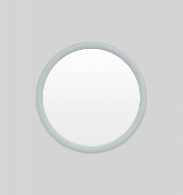 Middle of Nowhere Gertrude Round Mirror, Dusty Blue | Norsu Interiors