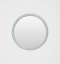 Middle of Nowhere Gertrude Round Gloss Mirror, Dusty Blue