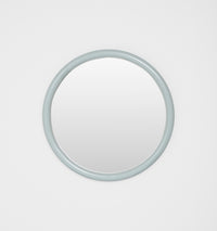 Middle of Nowhere Gertrude Round Gloss Mirror, Dusty Blue | Norsu Interiors