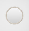 Middle of Nowhere Gertrude Round Gloss Mirror, Sand