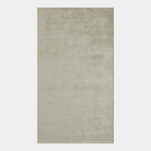 GlobeWest Bower Faris Rug in Pumice, deep-etched on grey