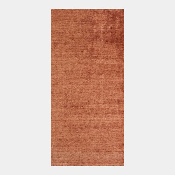 GlobeWest Bower Faris Rug in Rossa, deep-etched on grey