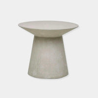 Globe West Side Tables Globe West Livorno Round Side Table (Indoor/Outdoor), Grey Speckle