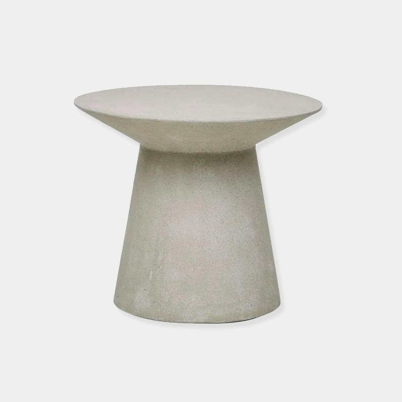 Globe West Side Tables Globe West Livorno Round Side Table (Indoor/Outdoor), Grey Speckle