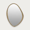 GlobeWest Verona Flow Mirror - Antique Brass
