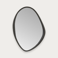 GlobeWest Verona Flow Mirror in Black | Norsu Interiors