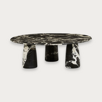 GlobeWest Puddle Coffee Table - Nero Marble
