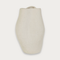GlobeWest Hanson Contour Small Vase - Sand
