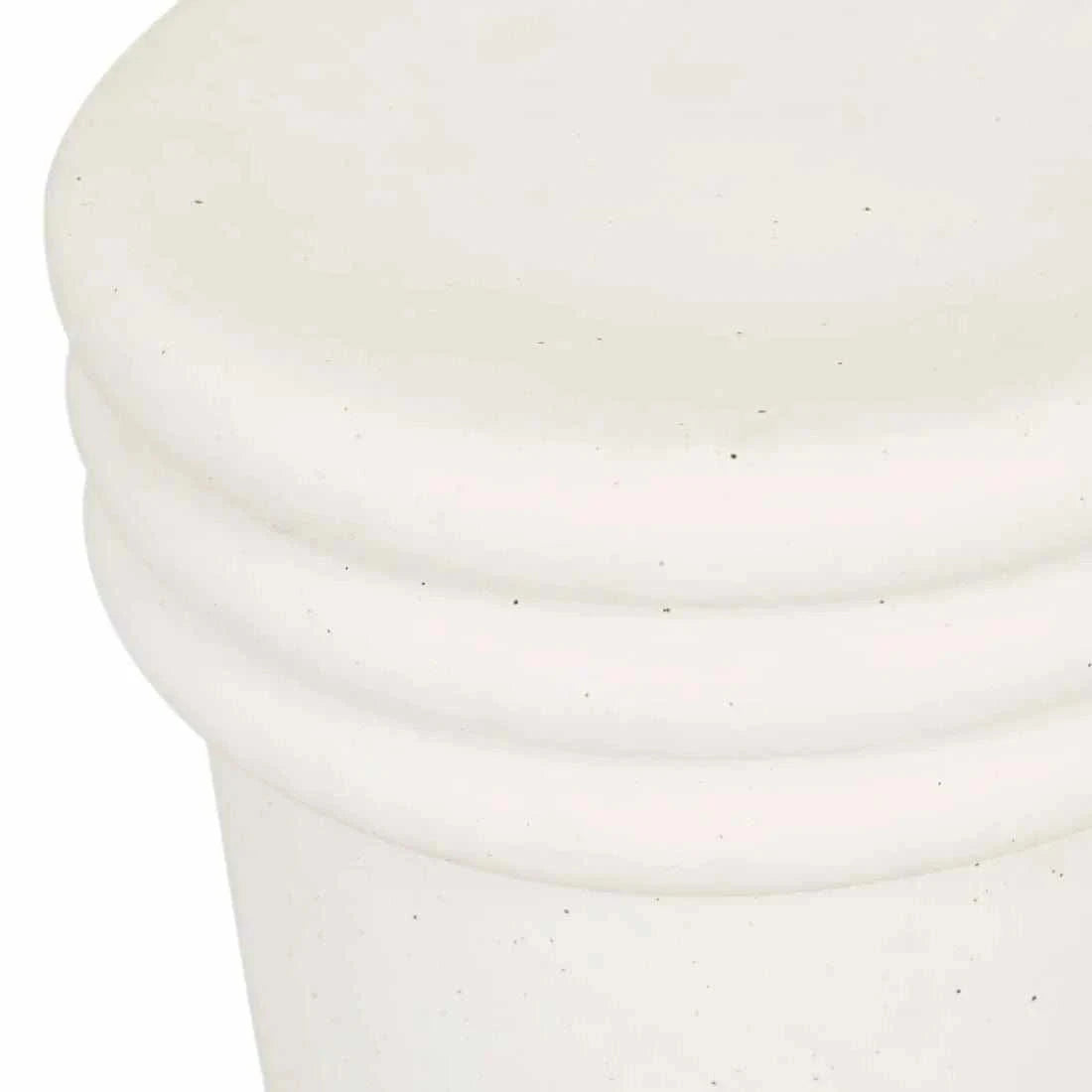 Globe West Side Tables Globe West Hanson Round Stool, White Speckle