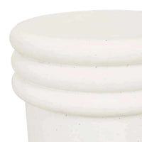 Globe West Side Tables Globe West Hanson Round Stool, White Speckle