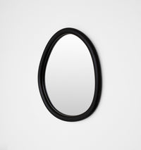 Middle of Nowhere Harvie Mirror, Black, 70 x 80cm - tubular frame profile