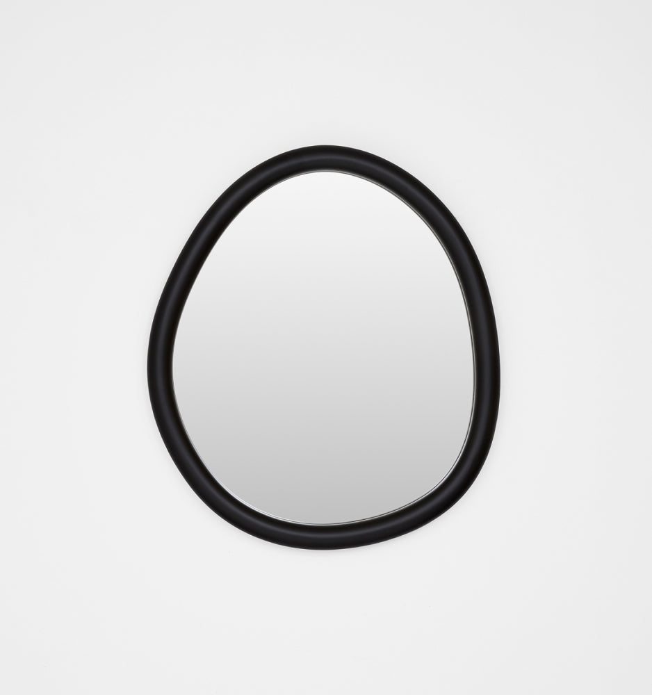 Middle of Nowhere Harvie Mirror, Black, 70 x 80cm | Norsu Interiors