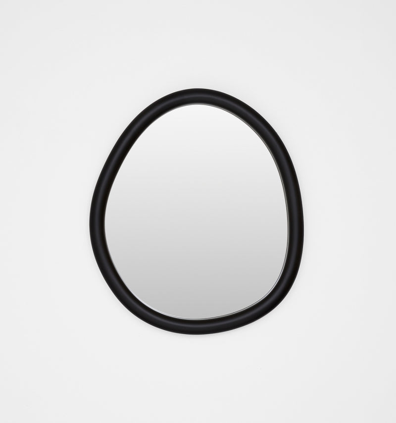 Middle of Nowhere Harvie Mirror, Black, 70 x 80cm | Norsu Interiors