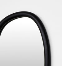 Middle of Nowhere Harvie Mirror, Black, 75 x 130cm - corner detail