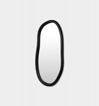 Middle of Nowhere Harvie Mirror, Black, 75 x 130cm - tubular frame profile