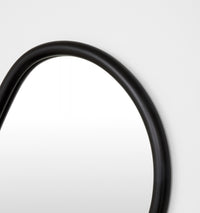 Middle of Nowhere Harvie Mirror, Black, 85 x 85cm - corner detail