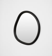 Middle of Nowhere Harvie Mirror, Black, 85 x 85cm - tubular frame profile
