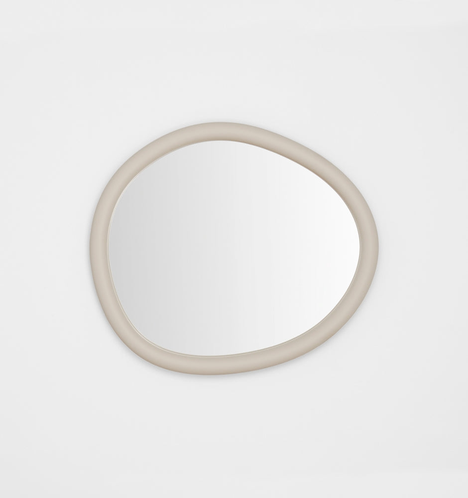 Middle of Nowhere Harvie Mirror, Sand, 70 x 80cm - alternate hanging direction