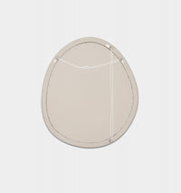 Middle of Nowhere Harvie Mirror, Sand, 70 x 80cm - reverse showing fixings