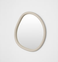 Middle of Nowhere Harvie Mirror, Sand, 85 x 85cm - tubular frame profile