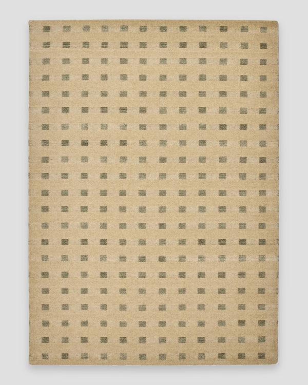 Heras Floor Rug Beige & Teal