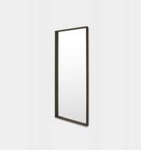 Hugo Timber Mirror, Charcoal, 76 x 178cm - frame profile