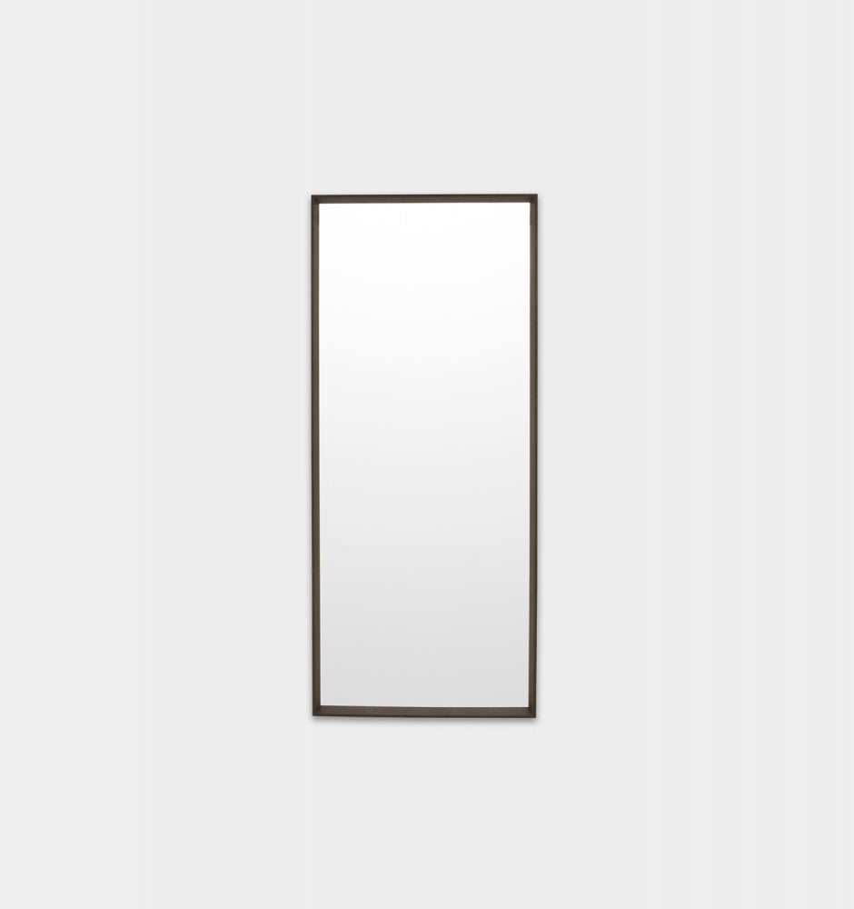 Hugo Timber Mirror, Charcoal, 76 x 178cm | Norsu Interiors