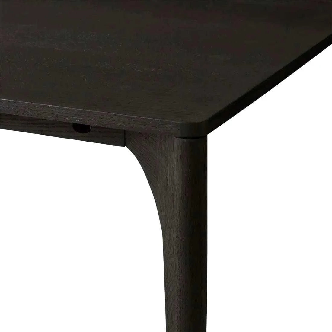 Globe West Dining Tables Globe West Huxley Curve Dining Table - Black Oak